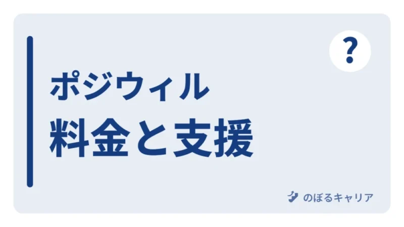 ポジウィルキャリアの料金は高い？総額と無料体験で確かめたいこと 